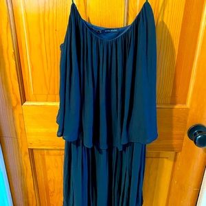 Zara navy blue dress